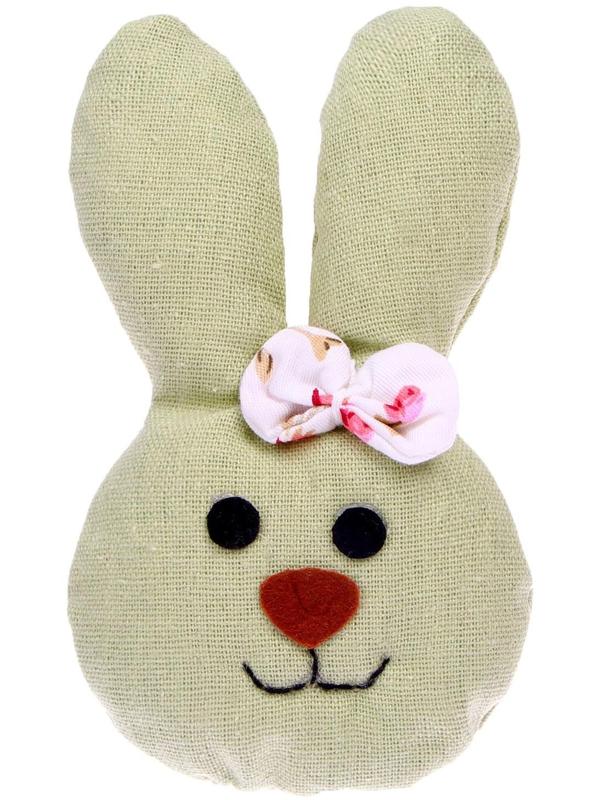 Мягкая игрушка «Зайка», на подвеске, цвета МИКС