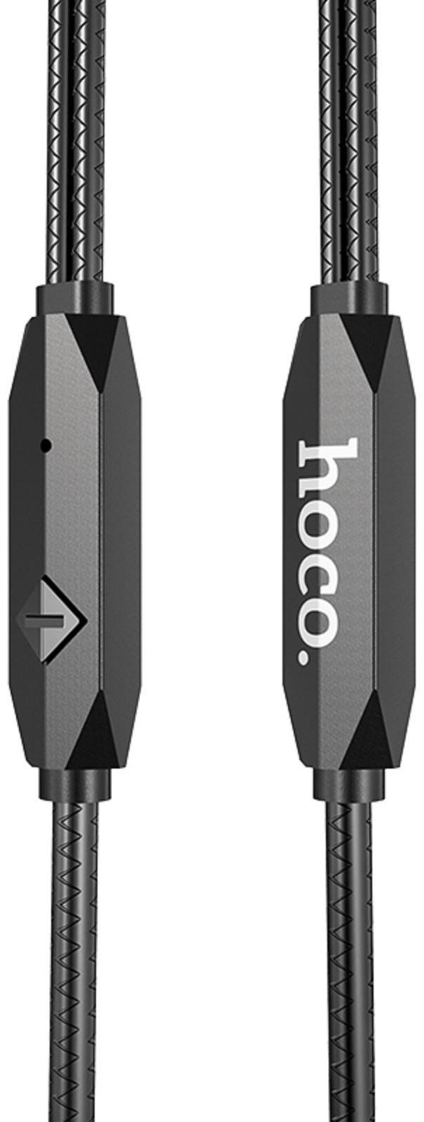 Наушники Hoco M79, проводные, вакуумные, микрофон, Jack 3.5 мм, 1.2 м, черные