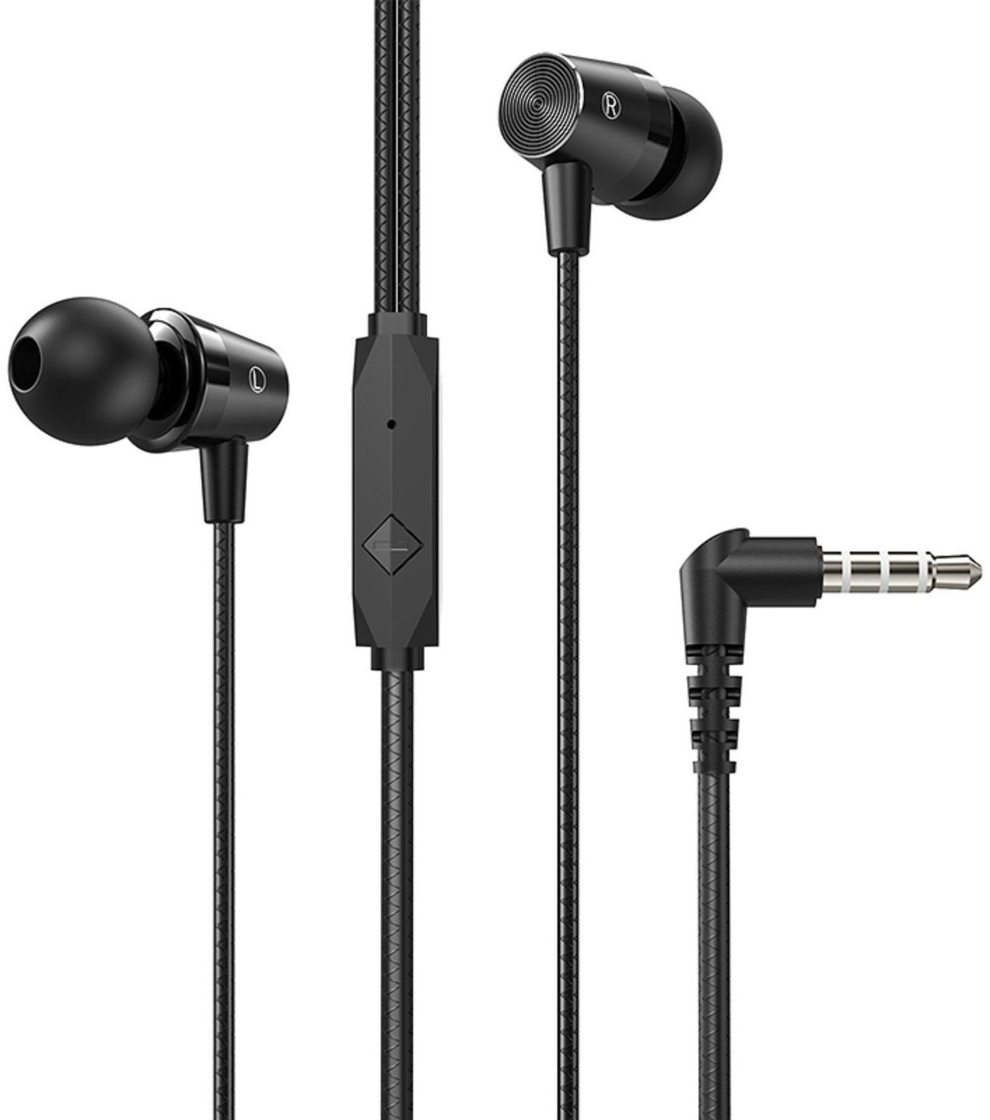 Наушники Hoco M79, проводные, вакуумные, микрофон, Jack 3.5 мм, 1.2 м, черные