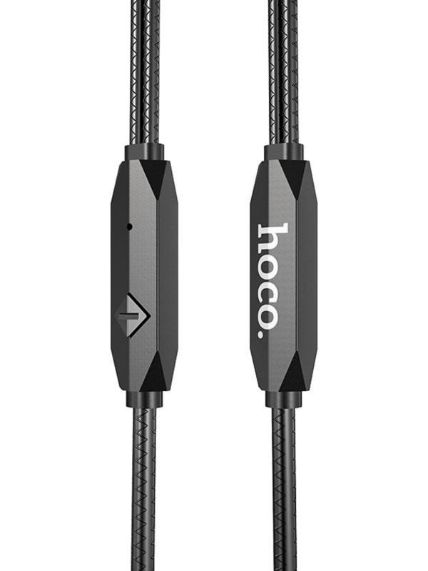 Наушники Hoco M79, проводные, вакуумные, микрофон, Jack 3.5 мм, 1.2 м, черные