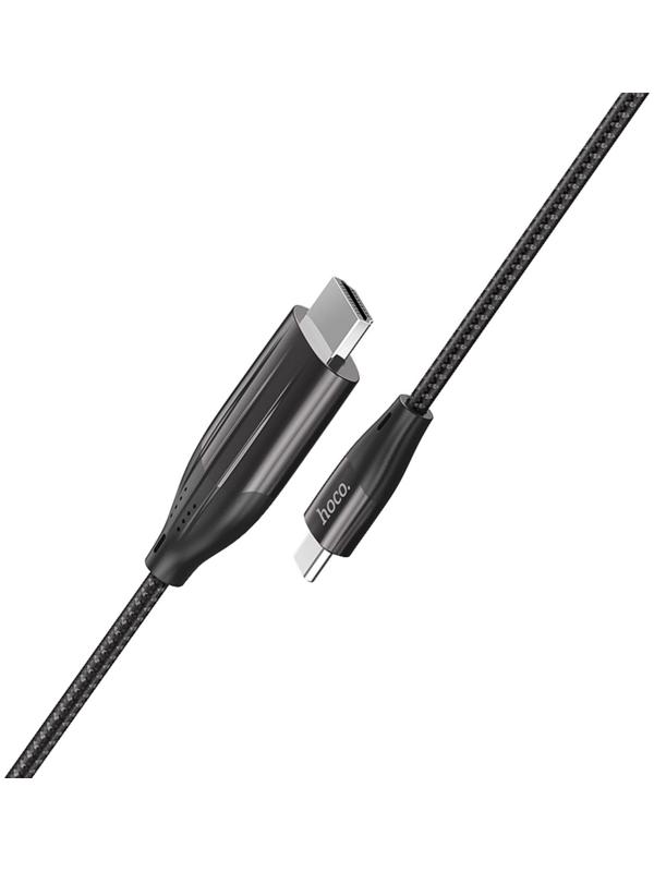 Кабель Hoco UA16 Type-C - HDMI, 4K, 2 м, для устройств с USB-C 3.1 (DisplayPort Alt Mode)