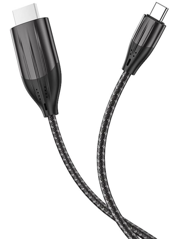 Кабель Hoco UA16 Type-C - HDMI, 4K, 2 м, для устройств с USB-C 3.1 (DisplayPort Alt Mode)
