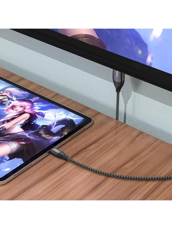 Кабель Hoco UA16 Type-C - HDMI, 4K, 2 м, для устройств с USB-C 3.1 (DisplayPort Alt Mode)