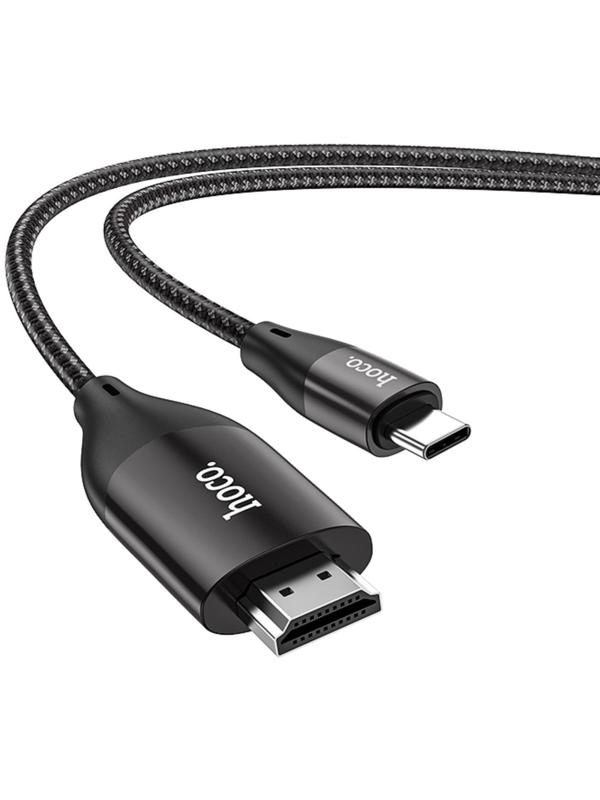 Кабель Hoco UA16 Type-C - HDMI, 4K, 2 м, для устройств с USB-C 3.1 (DisplayPort Alt Mode)