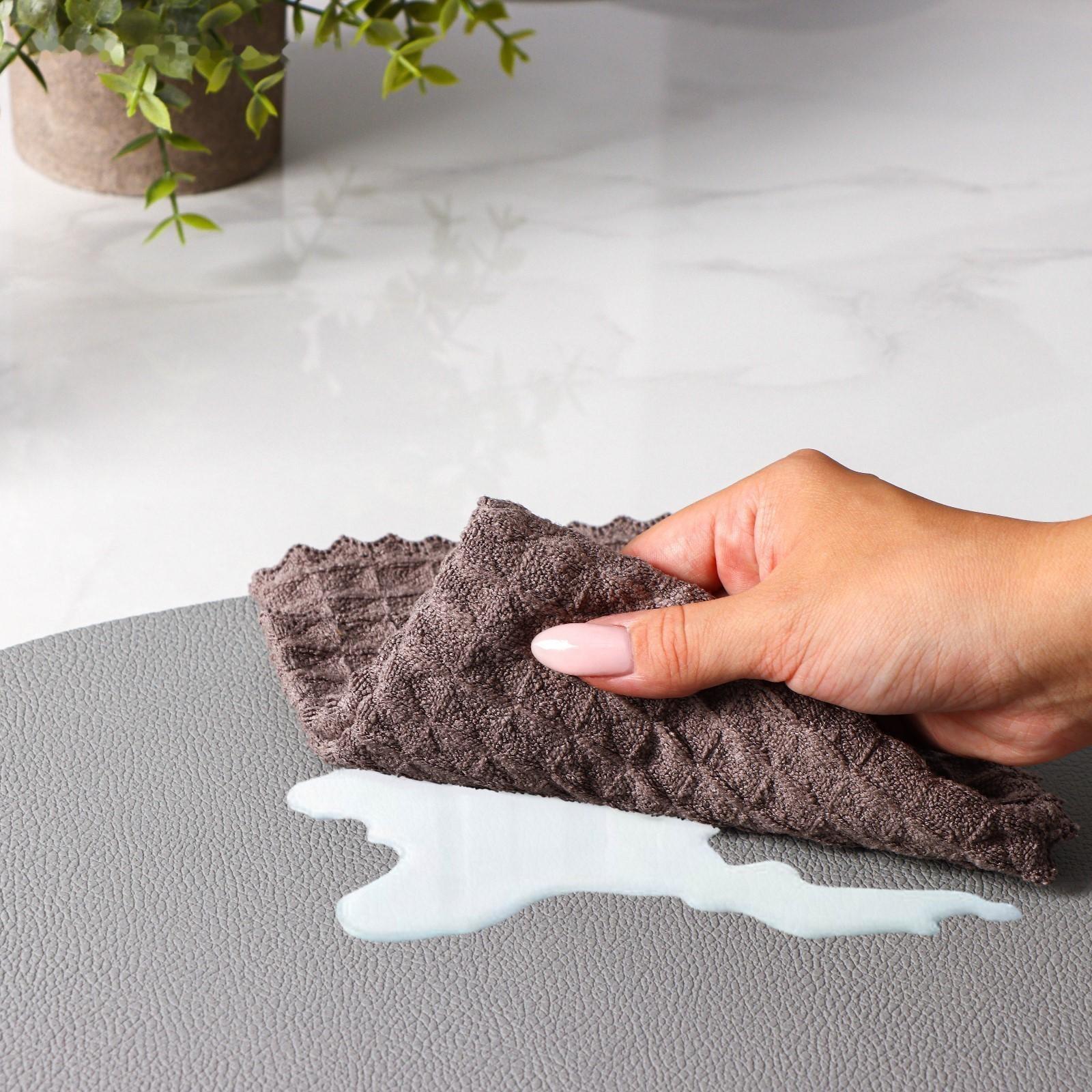 Набор салфеток сервировочных на стол Доляна «Тэм», 44×35 см, 4 шт, цвет серый