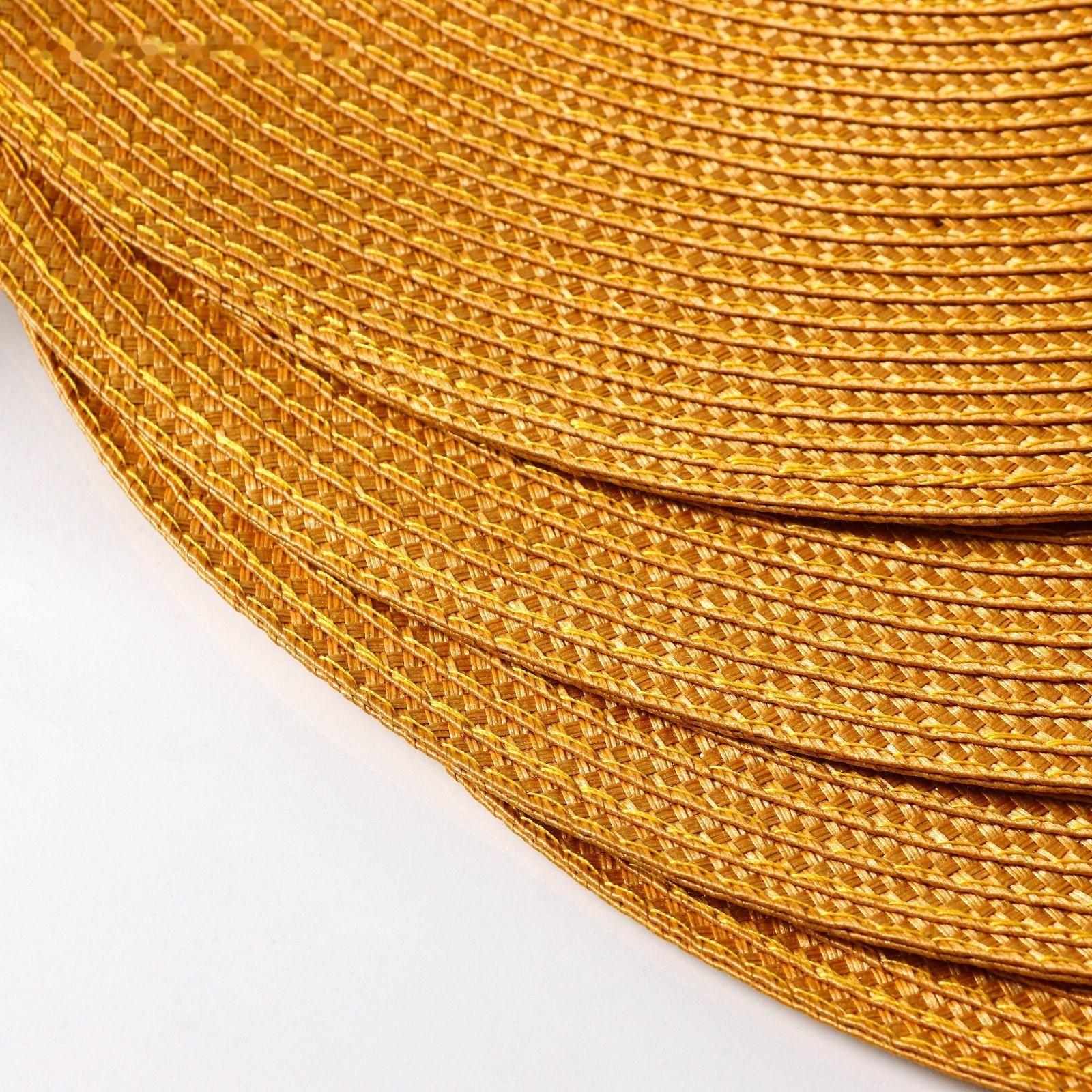 Набор салфеток сервировочных на стол Доляна «Лофт», 4 шт, d=38 см, цвет песочный