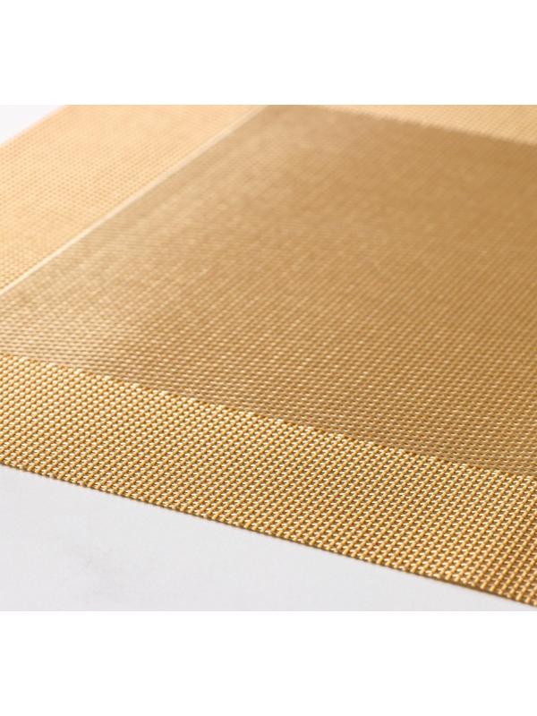 Набор салфеток сервировочных на стол Доляна «Шахматы», 45×30 см, 4 шт, цвет бежевый