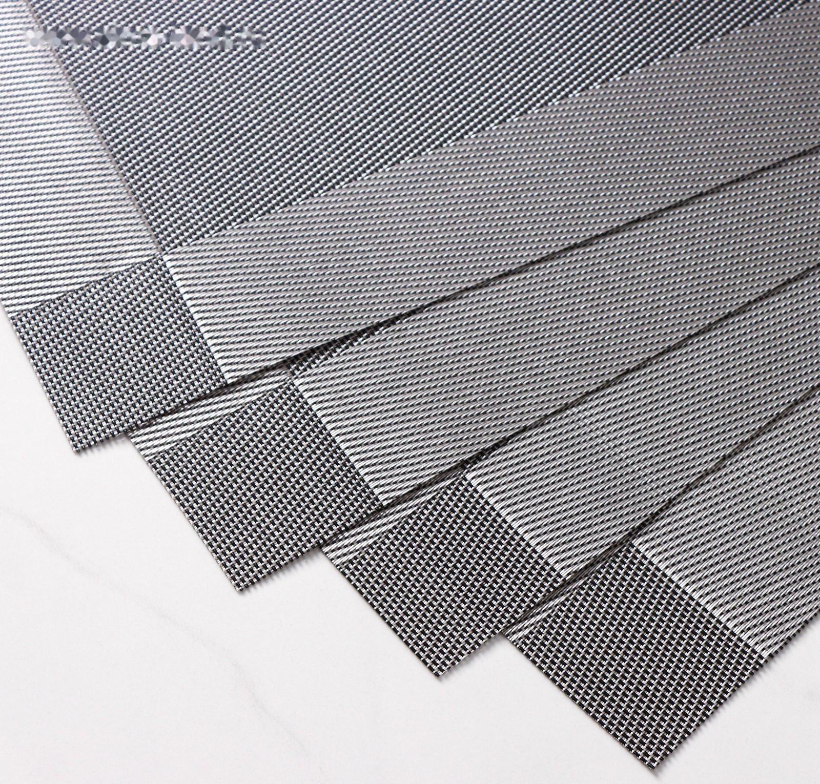 Набор салфеток сервировочных на стол Доляна «Шахматы», 45×30 см, 4 шт, цвет серебряный