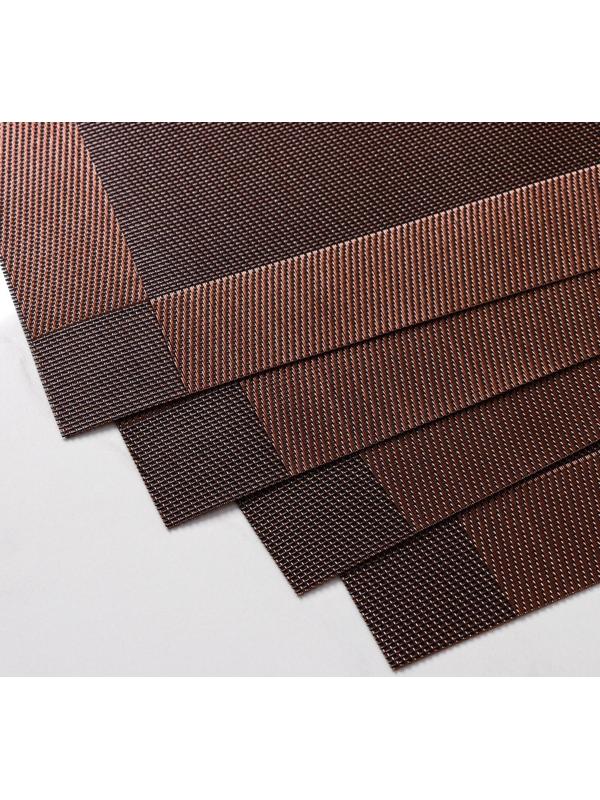 Набор салфеток сервировочных на стол Доляна «Шахматы», 45×30 см, 4 шт, цвет коричневый