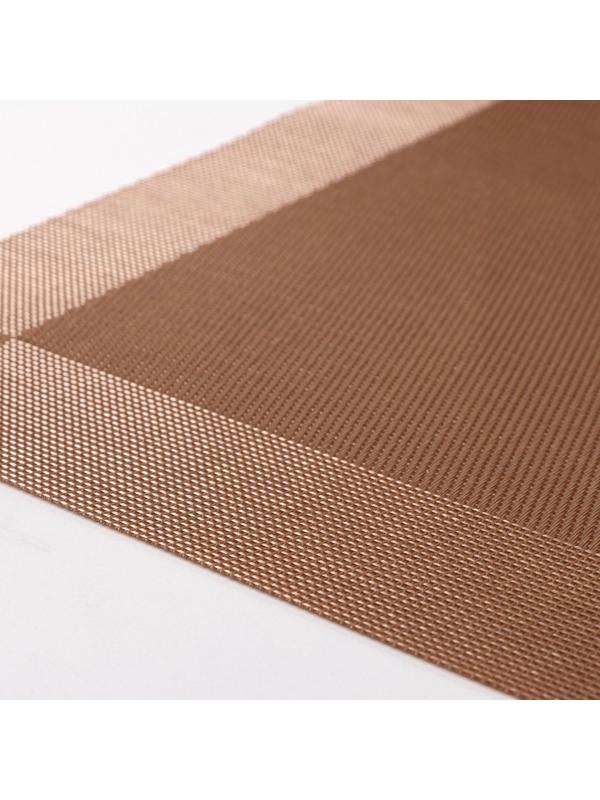 Набор салфеток сервировочных на стол Доляна «Шахматы», 45×30 см, 4 шт, цвет светло-коричневый