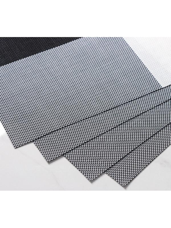 Набор салфеток сервировочных на стол Доляна «Настроение», 4 шт, 45×30 см, цвет бело-чёрный