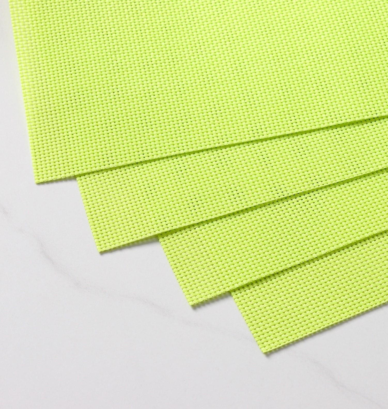 Набор салфеток сервировочных на стол Доляна «Настроение», 4 шт, 45×30 см, цвет зелёный