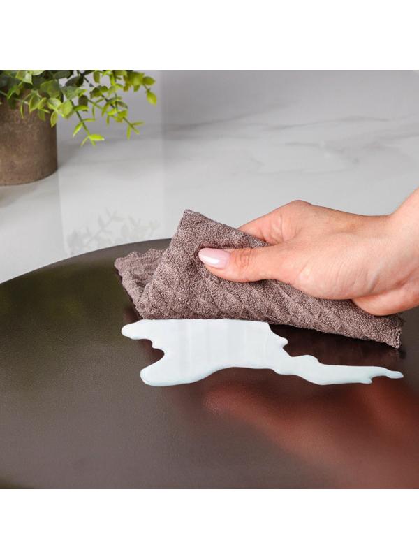 Набор салфеток сервировочных на стол Доляна «Спутник», d=38 см, 4 шт, двусторонние, цвет металлический/чёрный