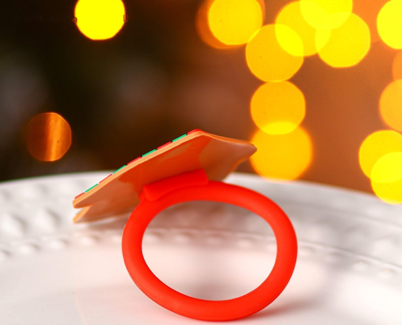 Кольцо для салфеток Доляна «Зимний домик», 6×6 см