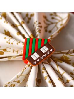 Кольцо для салфеток Доляна «Зимний домик», 6×6 см