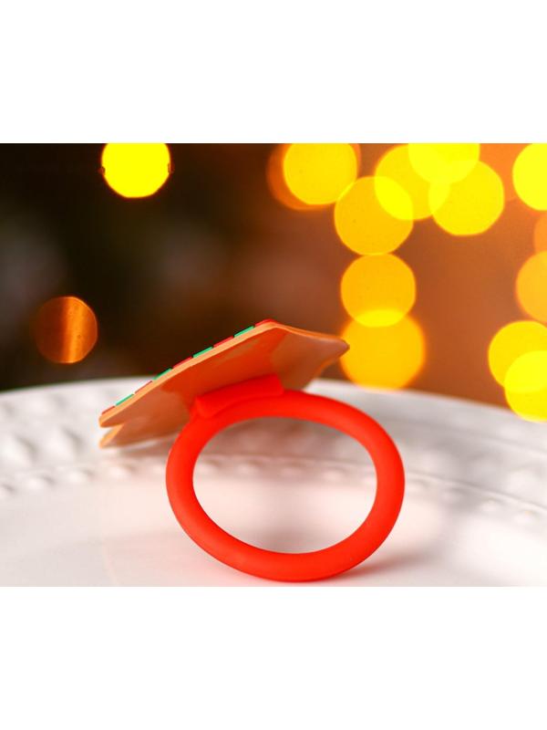 Кольцо для салфеток Доляна «Зимний домик», 6×6 см