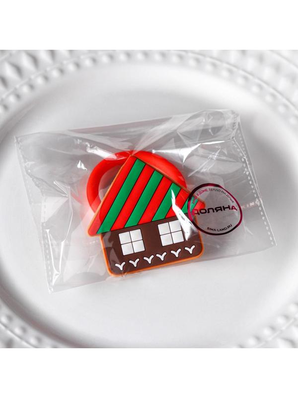 Кольцо для салфеток Доляна «Зимний домик», 6×6 см