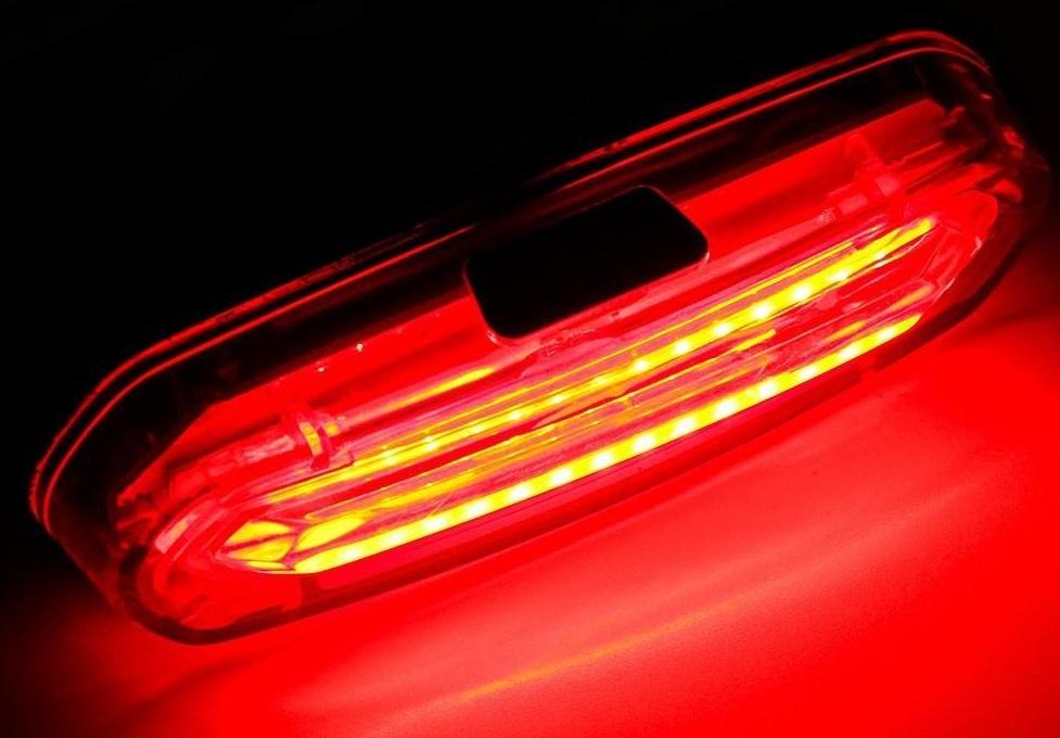 Фонарь велосипедный аккумуляторный, 800 мАч, 200 лм, 6 режимов, COB, IPX5, USB, 7 x 2 см