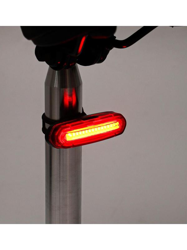 Фонарь велосипедный аккумуляторный, 800 мАч, 200 лм, 6 режимов, COB, IPX5, USB, 7 x 2 см