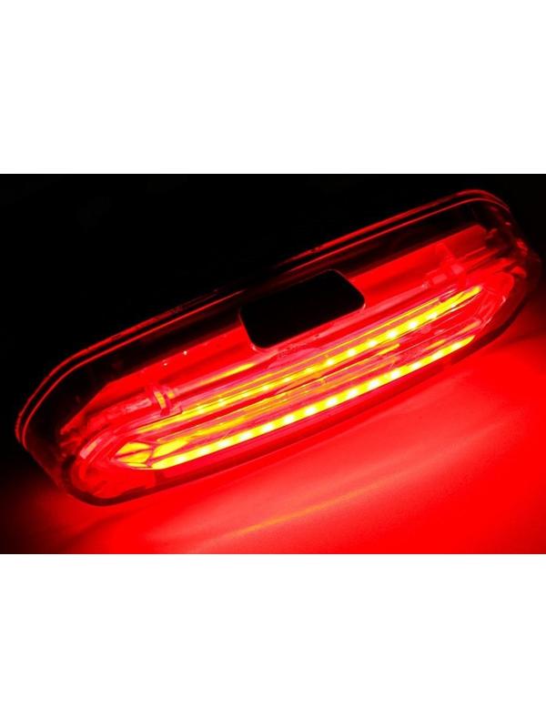 Фонарь велосипедный аккумуляторный, 800 мАч, 200 лм, 6 режимов, COB, IPX5, USB, 7 x 2 см