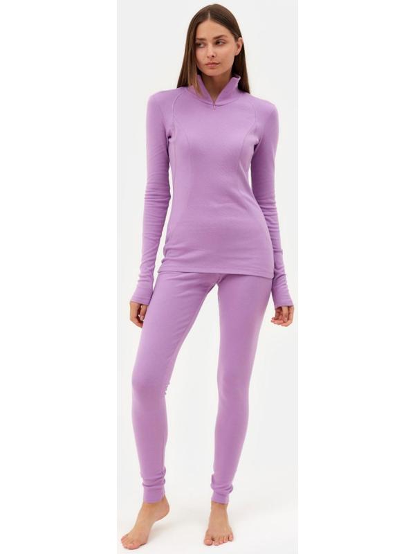 Термобельё женское (лонгслив, лосины) MINAKU цвет фиолетовый, размер 42