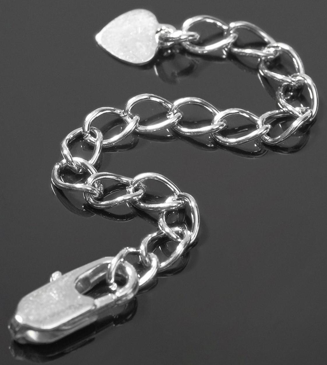 Замок-карабин (1,1*0,4см) с удлинителем 5,4см 