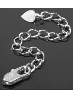 Замок-карабин (1,1*0,4см) с удлинителем 5,4см 