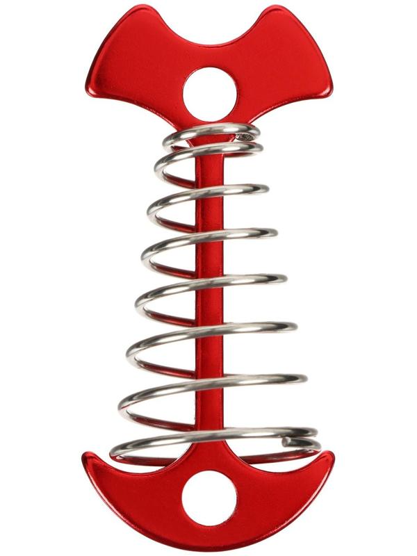 Колышек для палатки с пружиной, цвет красный