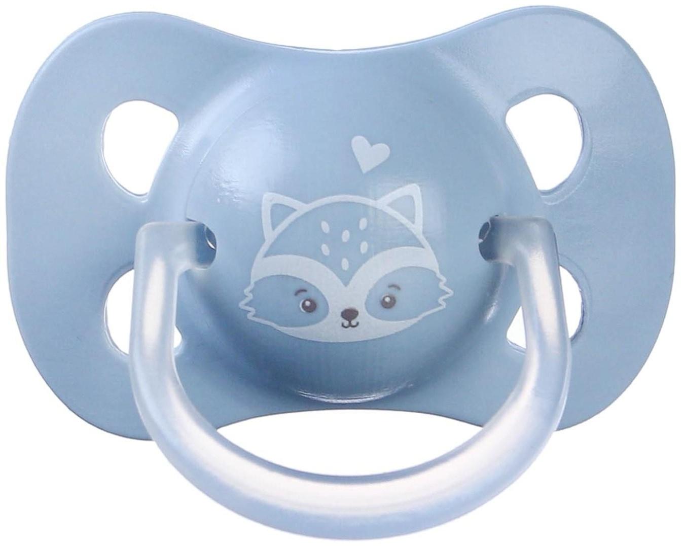 Соска - пустышка классическая, латекс, +0мес., «Енотик»