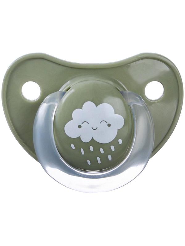 Соска - пустышка классическая, латекс, +3мес., «Облачко»