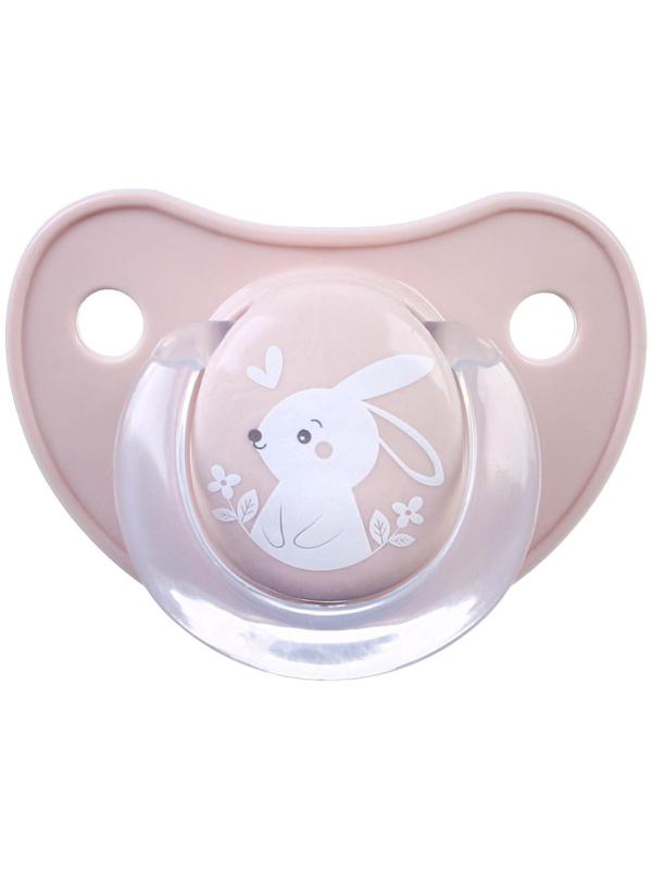Соска - пустышка классическая, латекс, +3мес., «Зайка»
