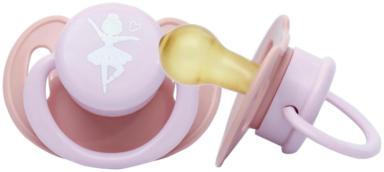 Соска - пустышка классическая, латекс, +3мес., «Балерина»