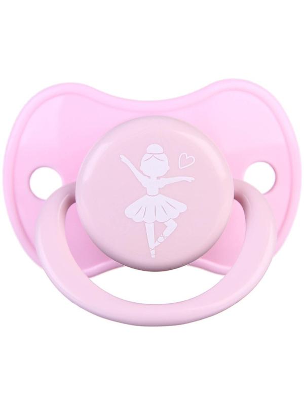 Соска - пустышка классическая, латекс, +3мес., «Балерина»