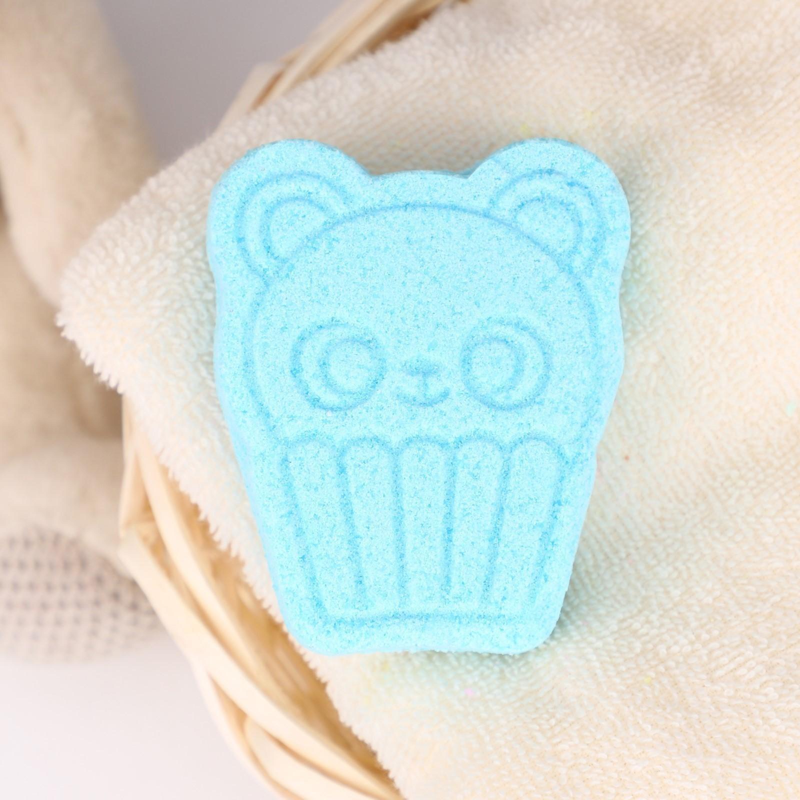 Детские бомбочки для ванны  «Няшка бурляшка», аромат бабл-гам, 110 г