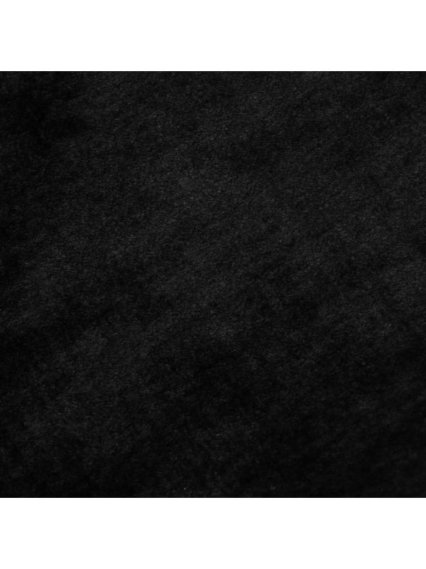 Накидка на передне сиденье, искусственный мутон, на антислике, 48 х 48 см, черный