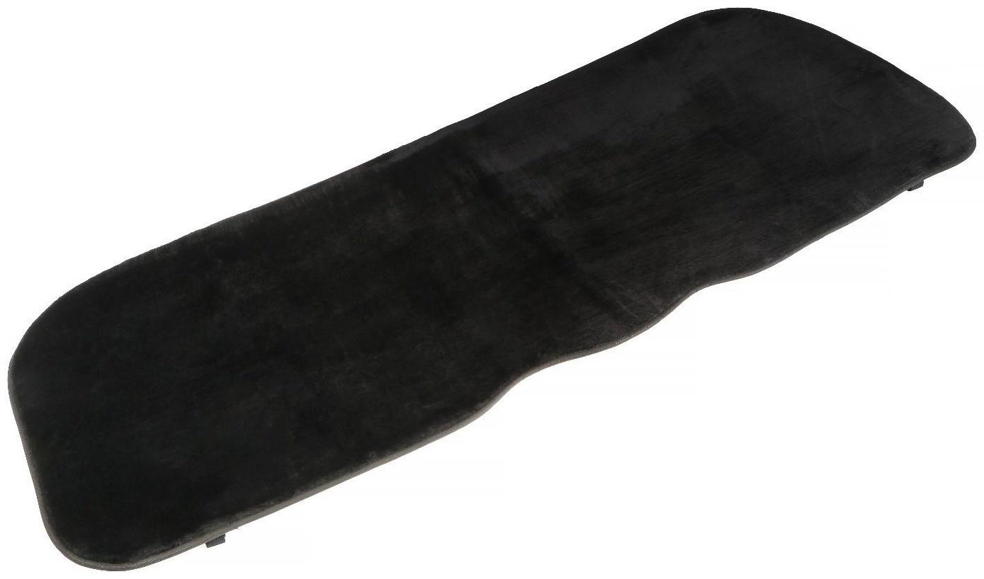 Накидка на заднее сиденье, искусственный мутон, на антислике, 50 х 150 см, черный