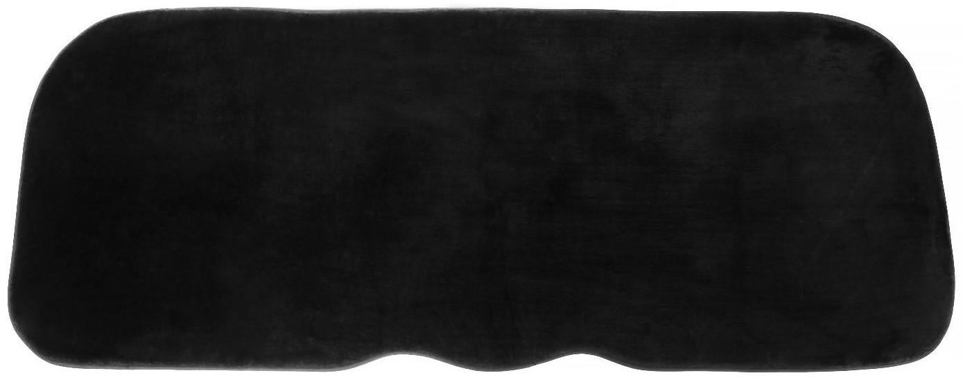 Накидка на заднее сиденье, искусственный мутон, на антислике, 50 х 150 см, черный