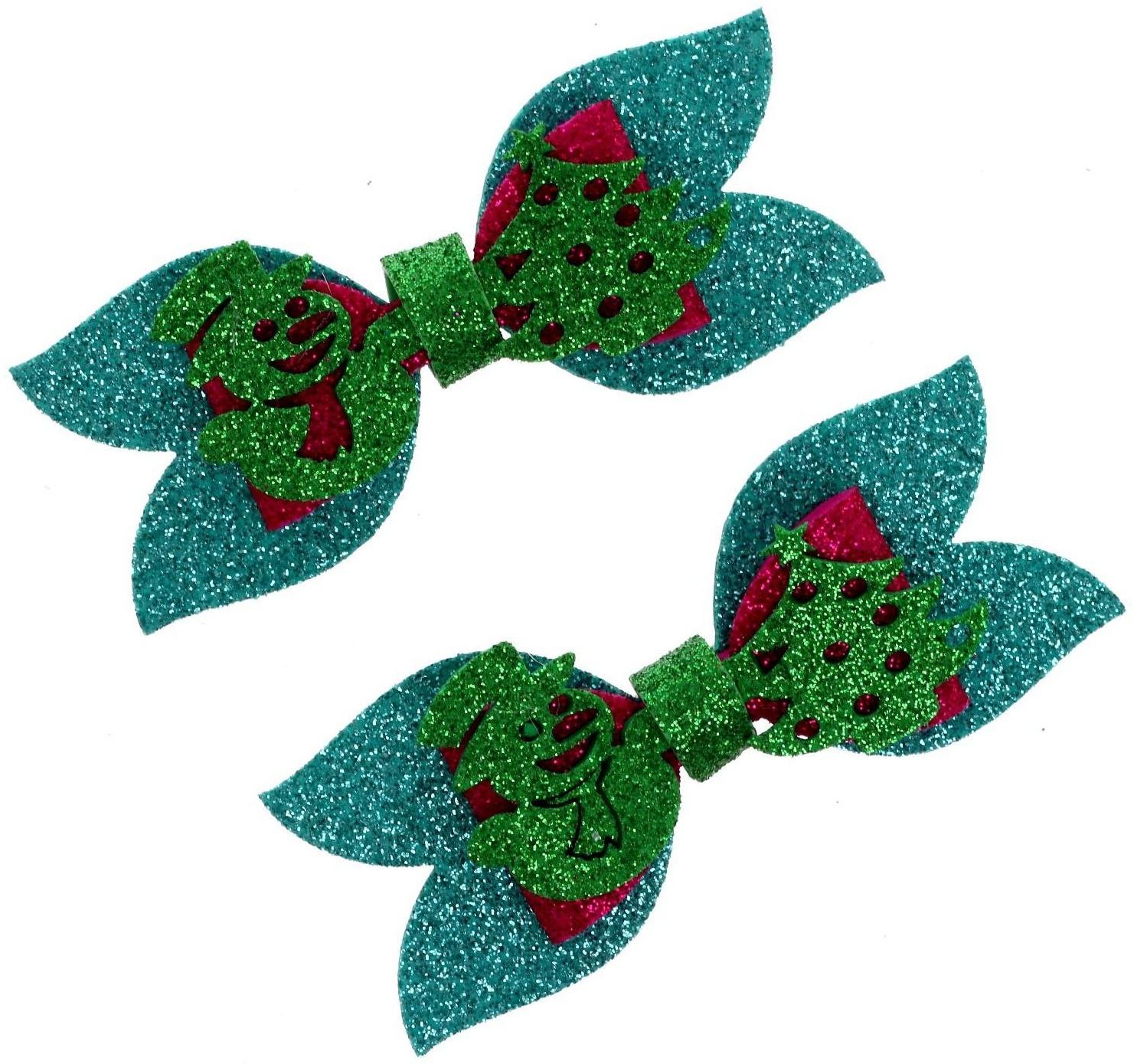 Карнавальный зажим «Снеговик» набор 2 шт., МИКС