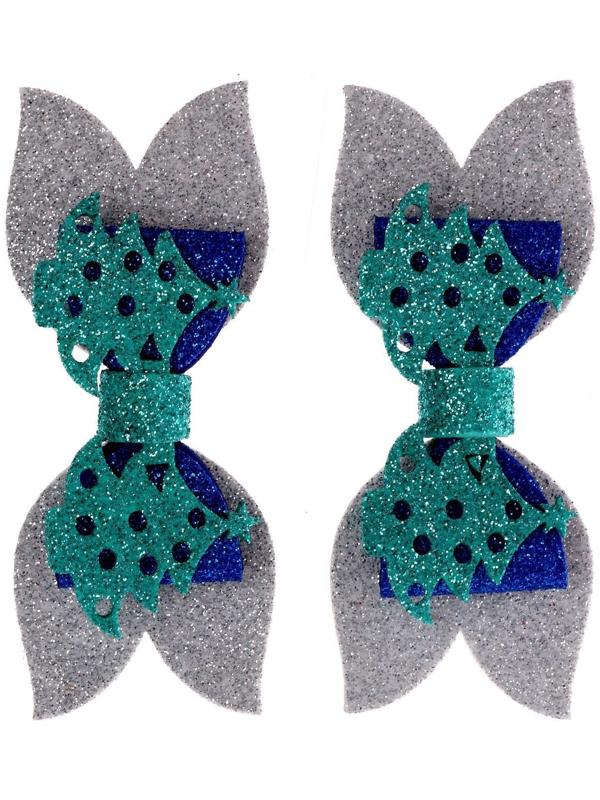 Карнавальный зажим «Ёлочка» набор 2 шт., МИКС