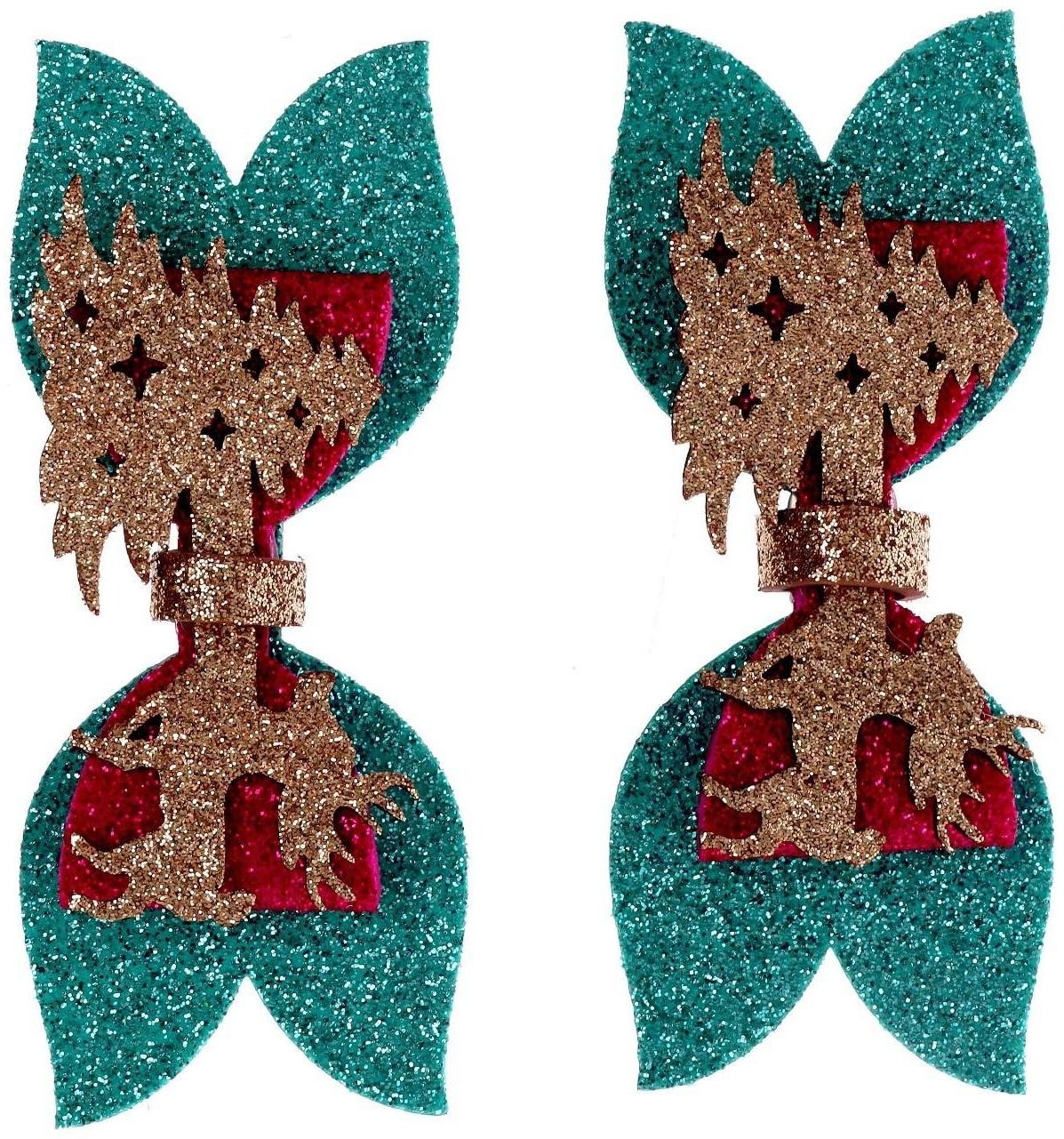 Карнавальный зажим «Олень» набор 2 шт., МИКС