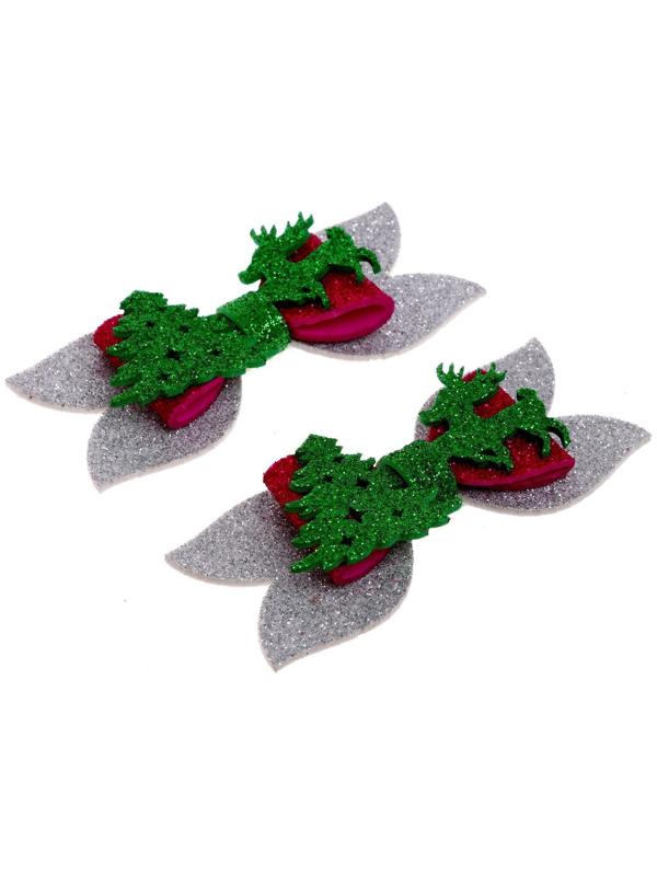 Карнавальный зажим «Олень» набор 2 шт., МИКС