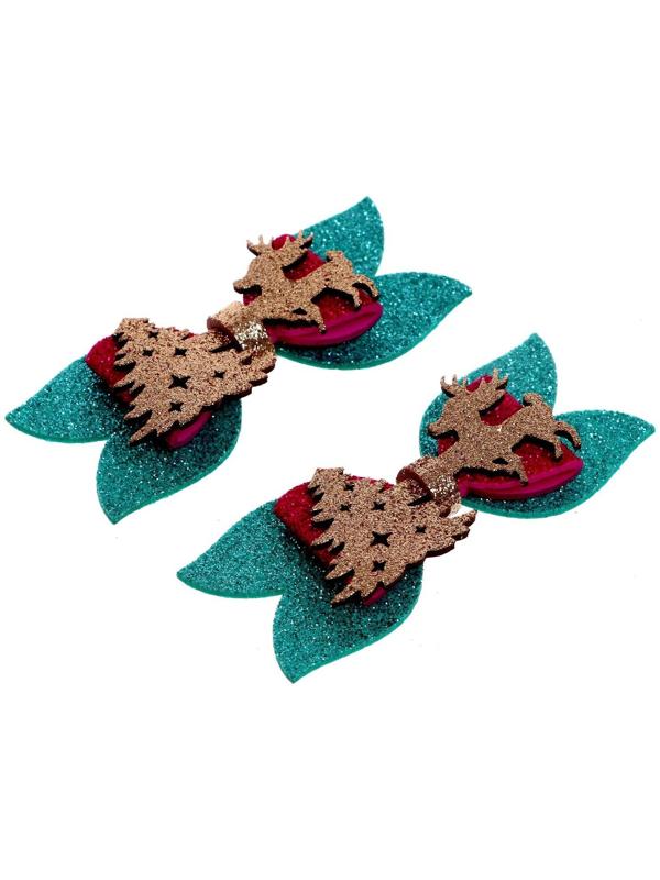 Карнавальный зажим «Олень» набор 2 шт., МИКС