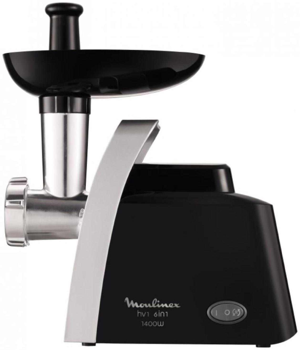 Мясорубка Moulinex ME108832, 1400 Вт, 1 скорость, 1.7 кг/мин, серебристая