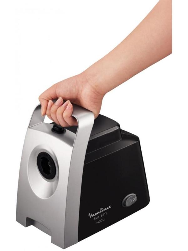 Мясорубка Moulinex ME108832, 1400 Вт, 1 скорость, 1.7 кг/мин, серебристая