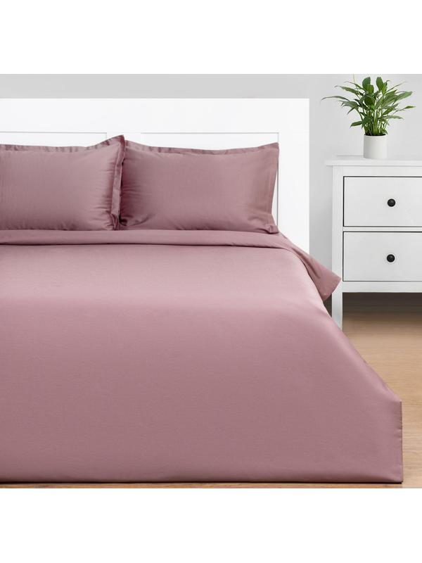 Постельное бельё Этель Евро Twilight Mauve 200х215, 215х240, 50х70+3-2 шт, мако-сатин, 114г/м2