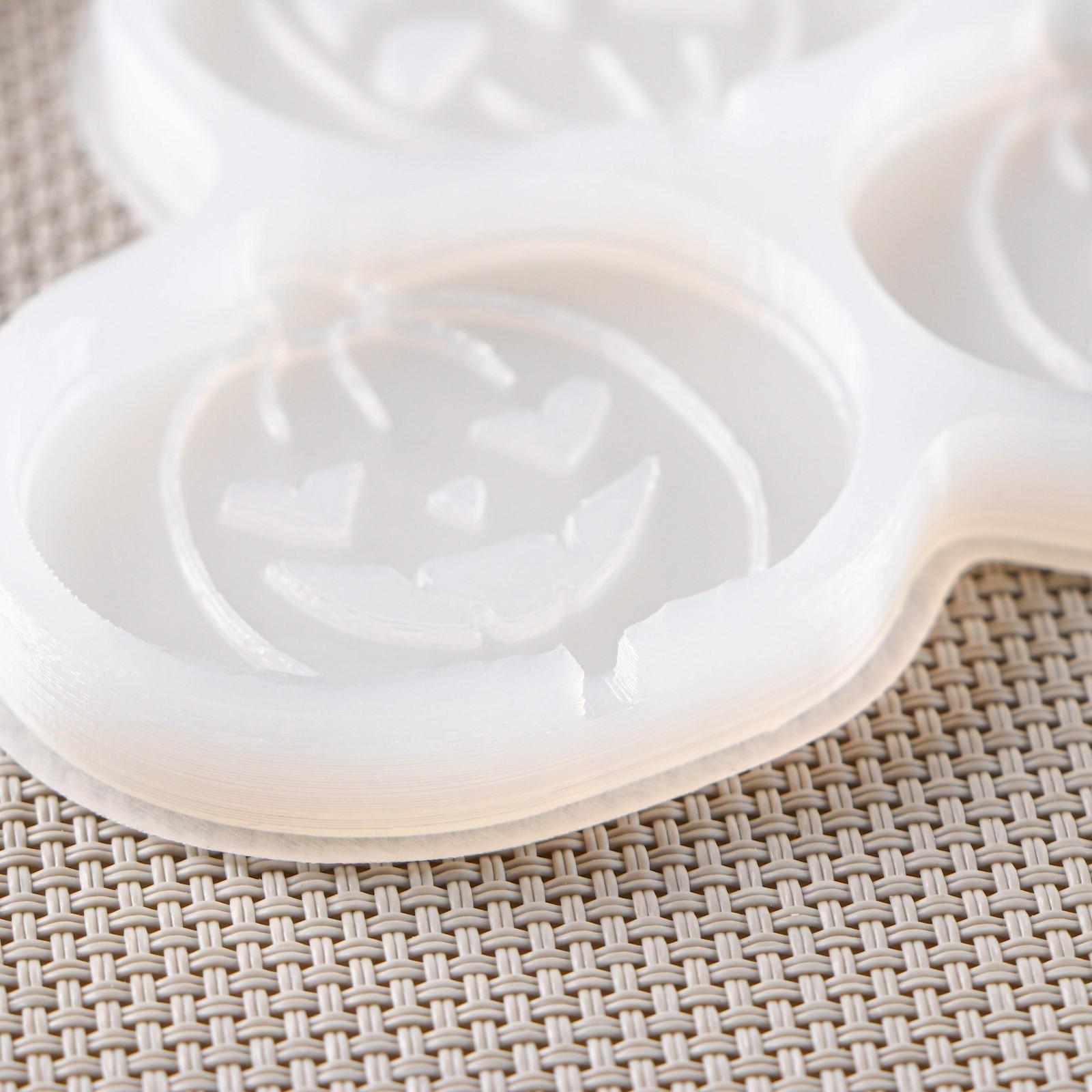 Молд «Тыквы», 11×8,5 см, тыква 5×4 см, цвет прозрачный