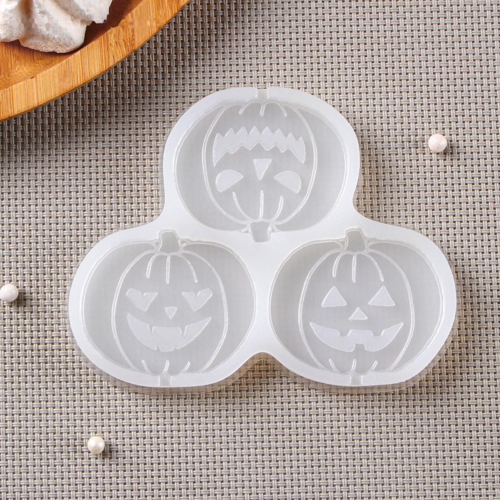 Молд «Тыквы», 11×8,5 см, тыква 5×4 см, цвет прозрачный