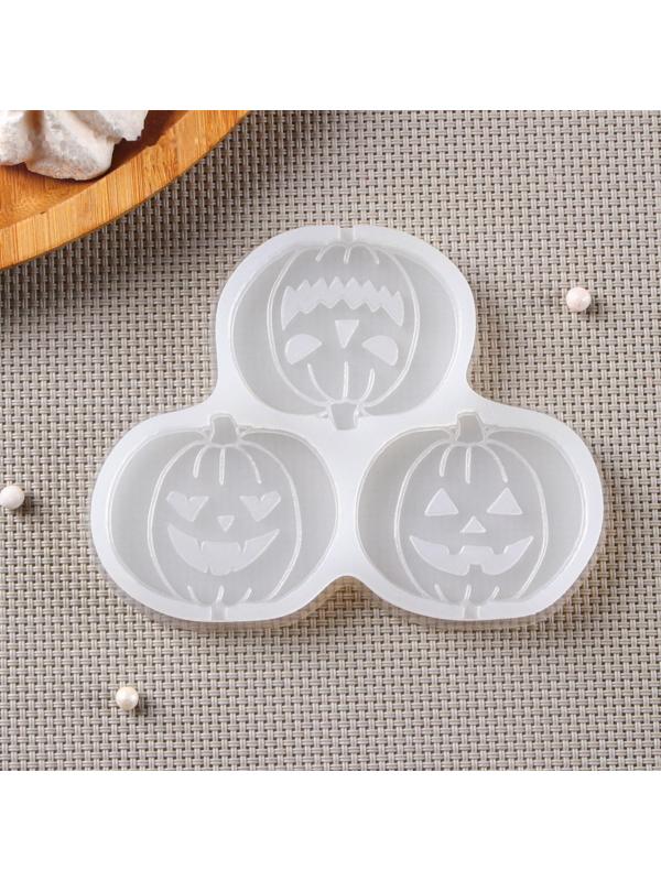 Молд «Тыквы», 11×8,5 см, тыква 5×4 см, цвет прозрачный