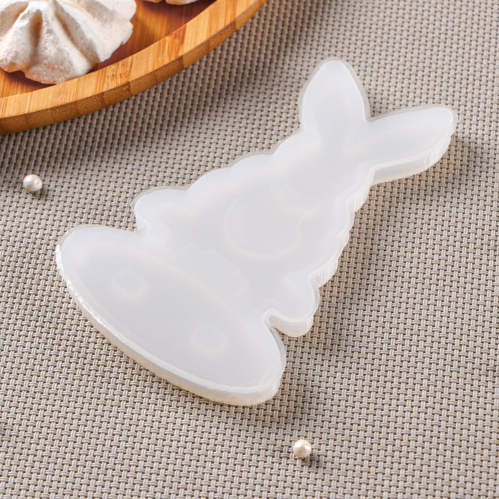 Молд «Заяц-конструктор», 12×8 см, цвет прозрачный