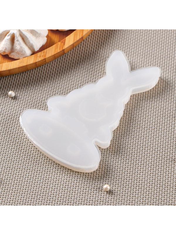 Молд «Заяц-конструктор», 12×8 см, цвет прозрачный